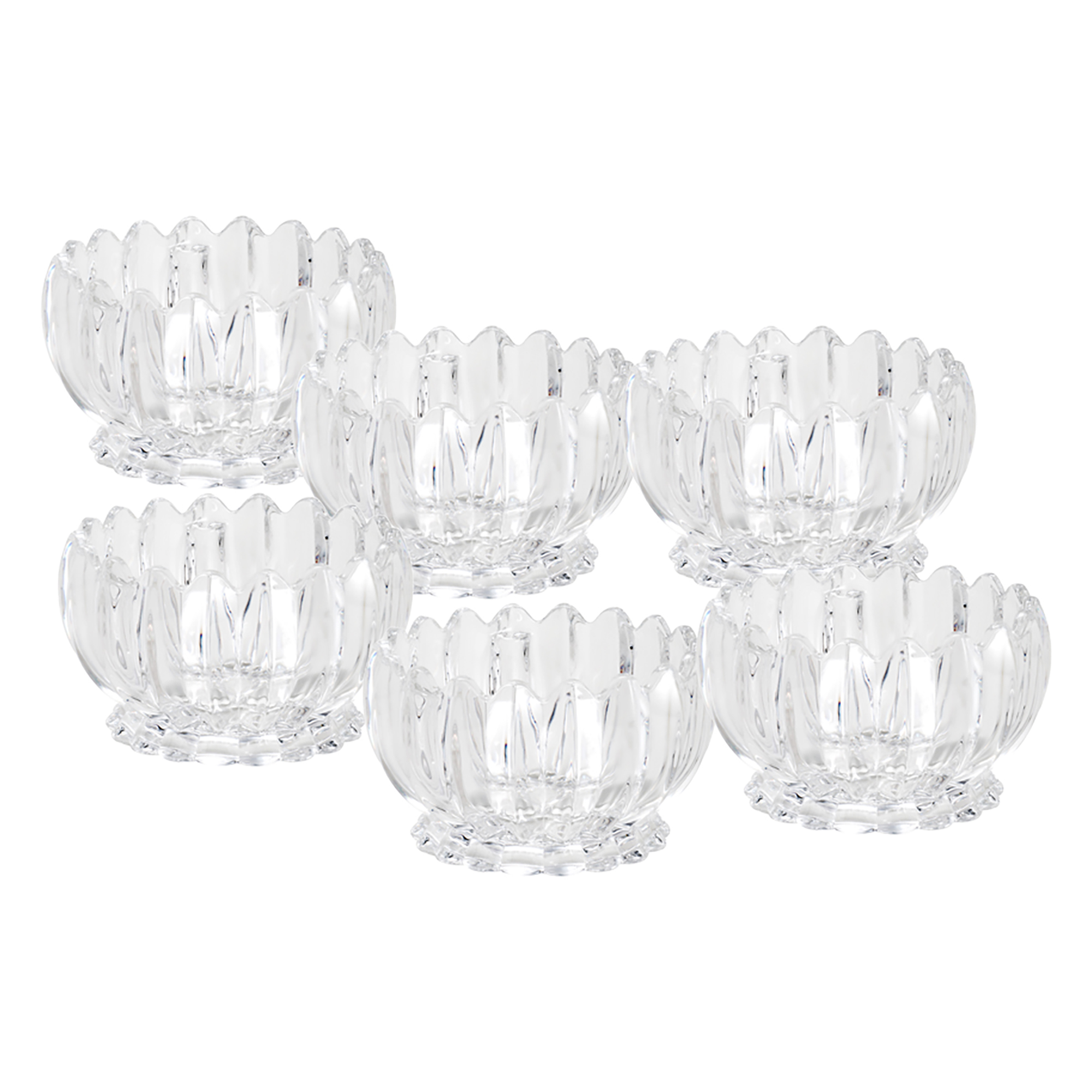JOGO 6 BOWLS CRISTAL GENEVA