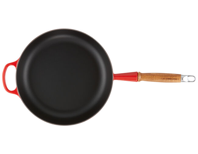 FRIGIDEIRA SAUTE C/ CABO MADEIRA 28CM Vermelho Le Creuset