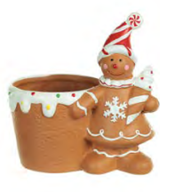 NATAL  VASO DECORATIVO BEGE COLORIDO