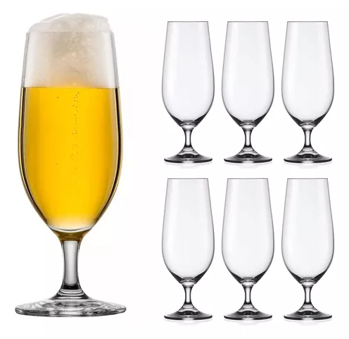 JOGO 6 TAÇAS CERVEJA 380ML - BOHEMIA