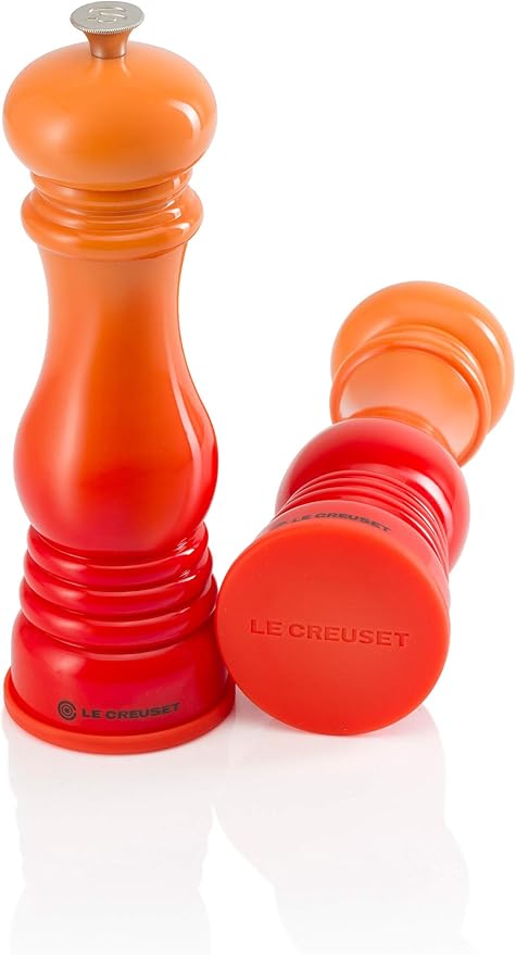 SET 2 TAMPAS DE SILICONE PARA MOEDORES Laranja Le Creuset