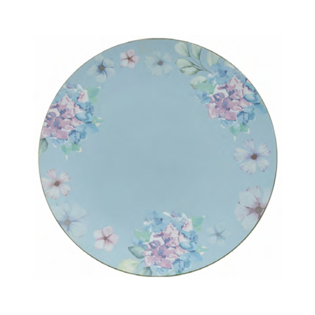 SOUSPLAT LILÁS COM FLORES