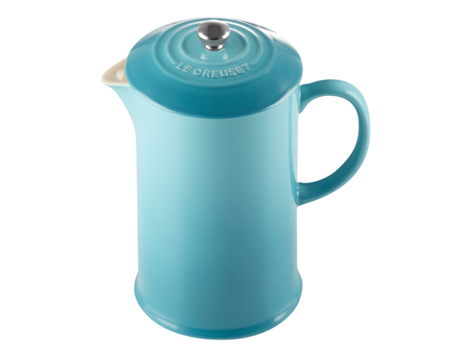 PRENSA FRANCESA 1L Azul Caribe Le Creuset