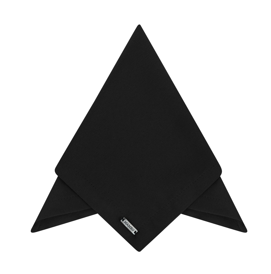 GUARDANAPO PRETO LISO MAMEG