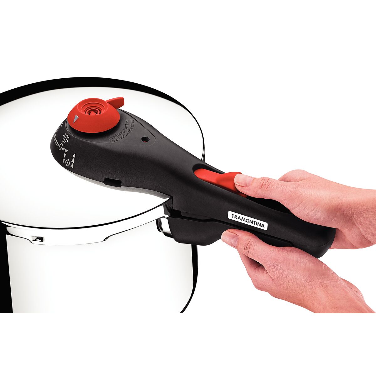 PANELA PRESSÃO AÇO INOX 4,5L SOLAR - TRAMONTINA