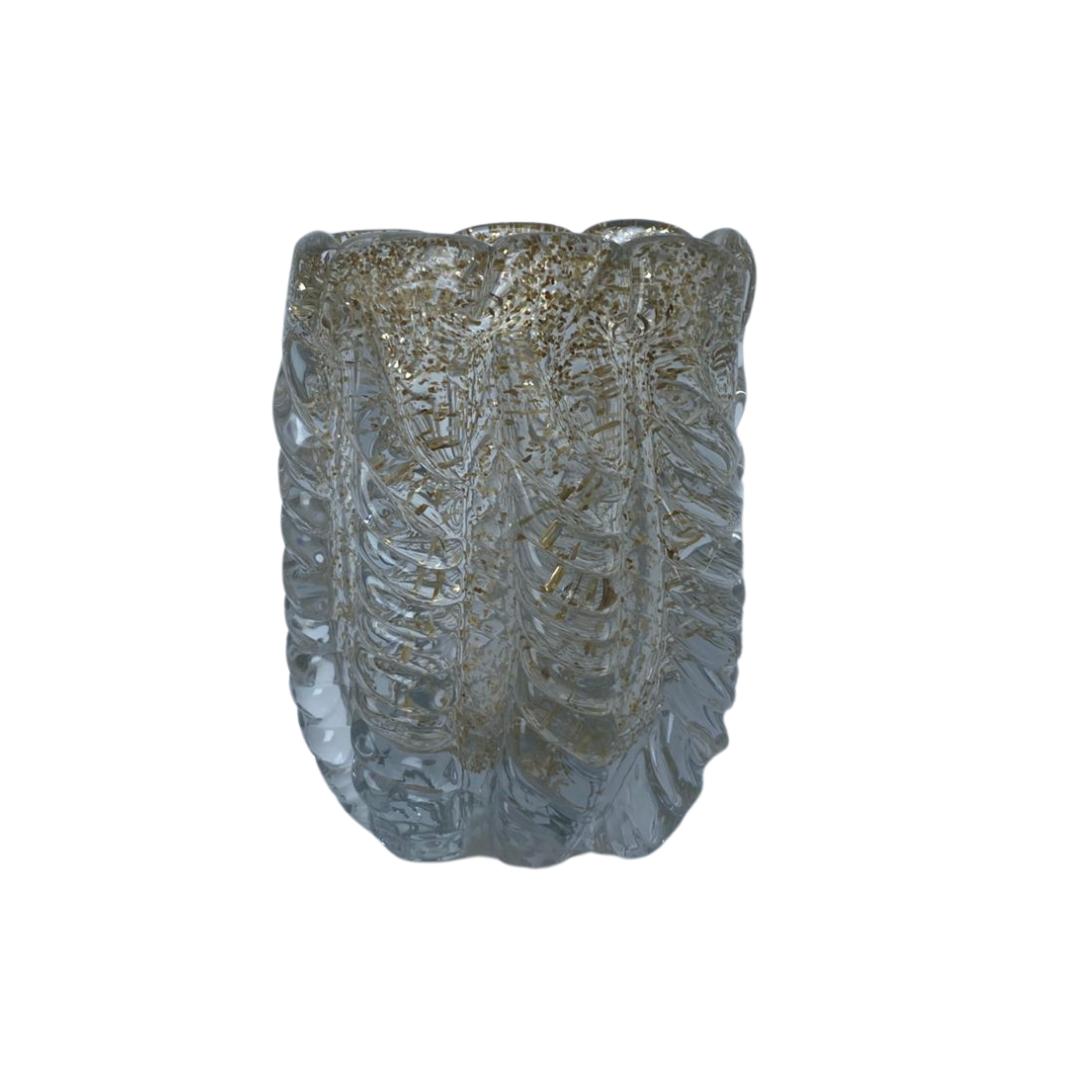 VASO DECORATIVO TIPO MURANO PEQUENO