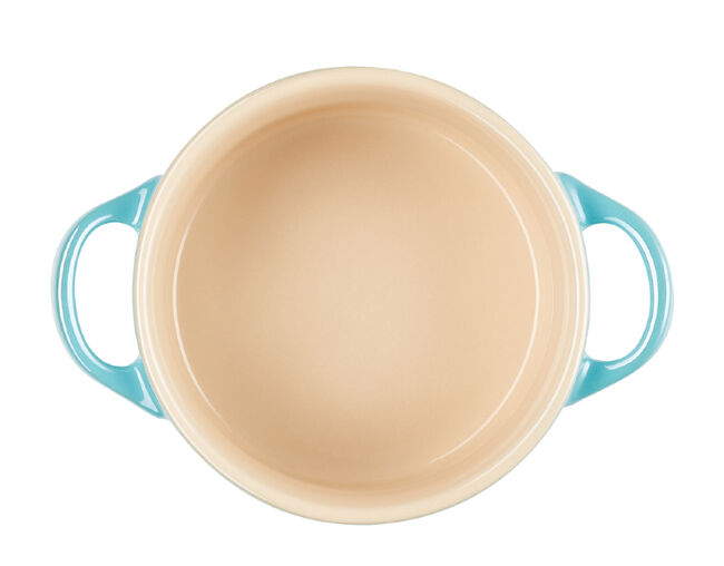 MINI COCOTTE 250ML (PEG PRETO) Azul Caribe Le Creuset