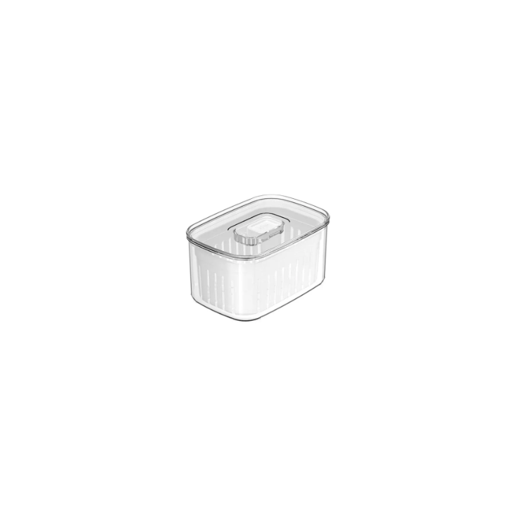 ORGANIZADOR GELADEIRA COM CESTO 650ML - CLEAR FRESH - OU