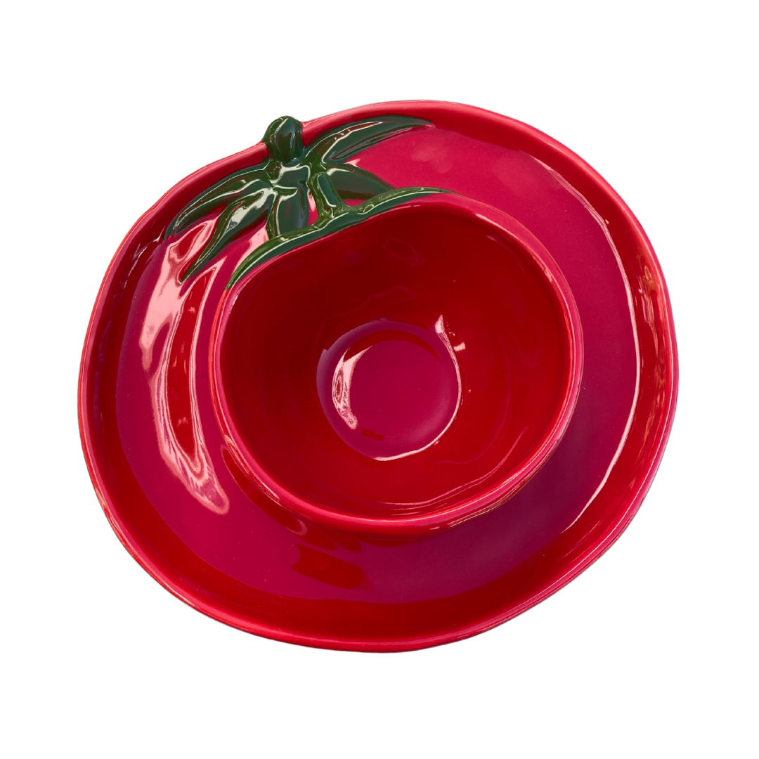 JOGO BOWL E PRATO - TOMATE TUTTI-FRUTTI
