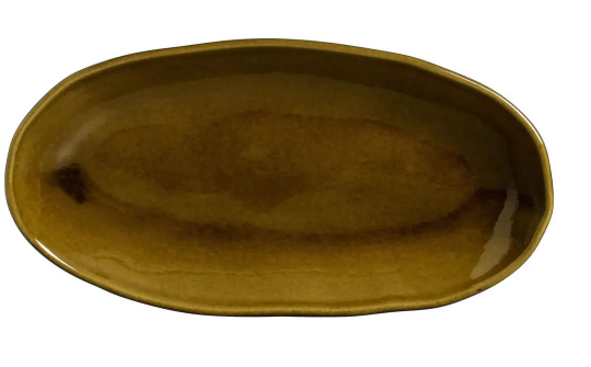 TRAVESSA OVAL FUNDA  ORGÂNICO AMBAR