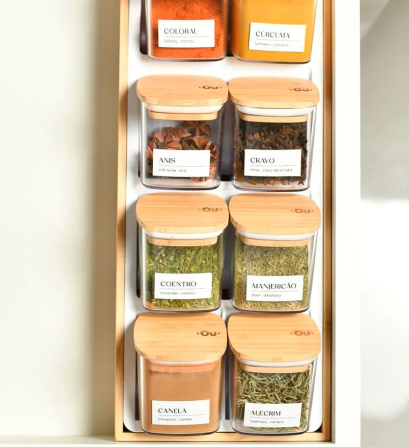 ORGANIZADOR DE TEMPEROS 9PÇS - KEEP - OU