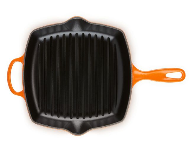 GRELHA QUADRADA 26CM Laranja Le Creuset