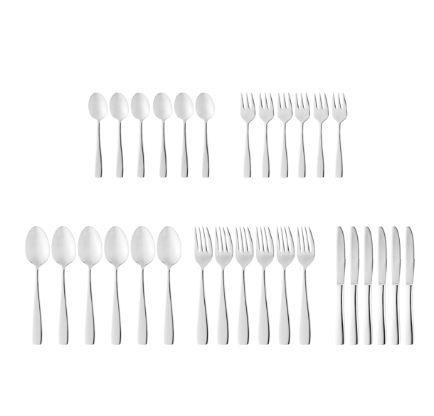FAQUEIRO PISA AÇO INOX 30 PÇS