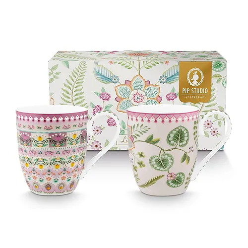 SET 2 CANECAS EXTRA GRANDE LILY&LOTUS - PIP STUDIO