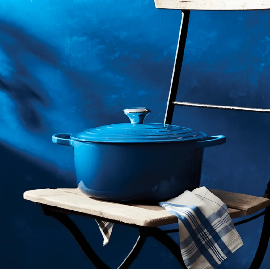 PANELA REDONDA 24CM Azul Marseille Le Creuset