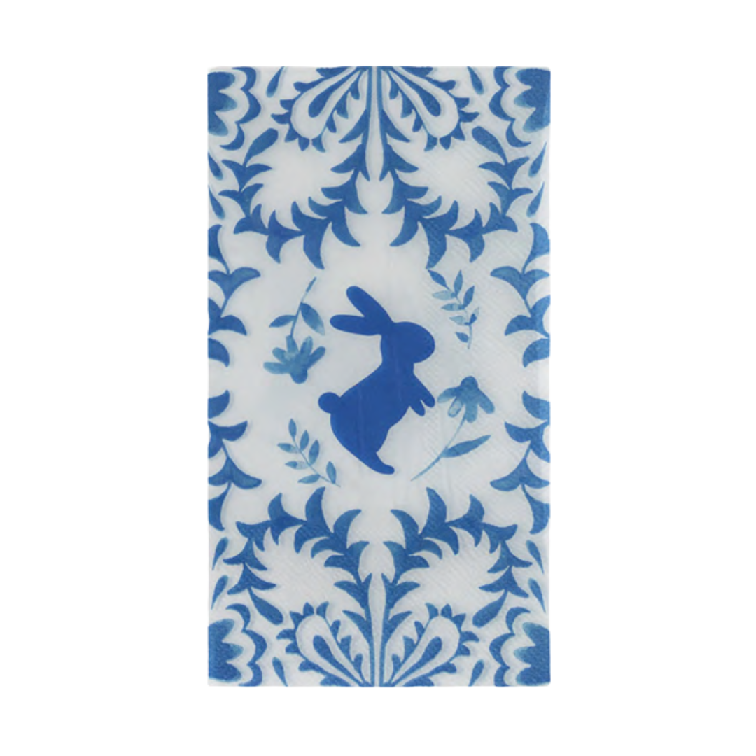 PACOTE 20 GUARDANAPOS DE PAPEL COELHO AZUL