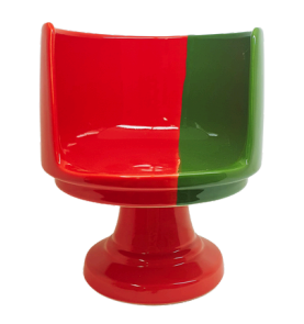 PORTA PANETONE C/PÉ NATAL CLASSIC