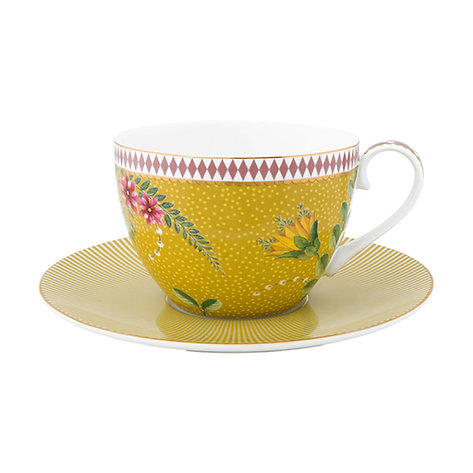 SET 2 XICARAS DE CHA AMARELO LA MAJORELLE - PIP STUDIO