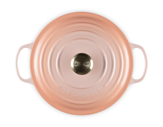 PANELA REDONDA 24CM (PEG DOURADO) Peche Le Creuset