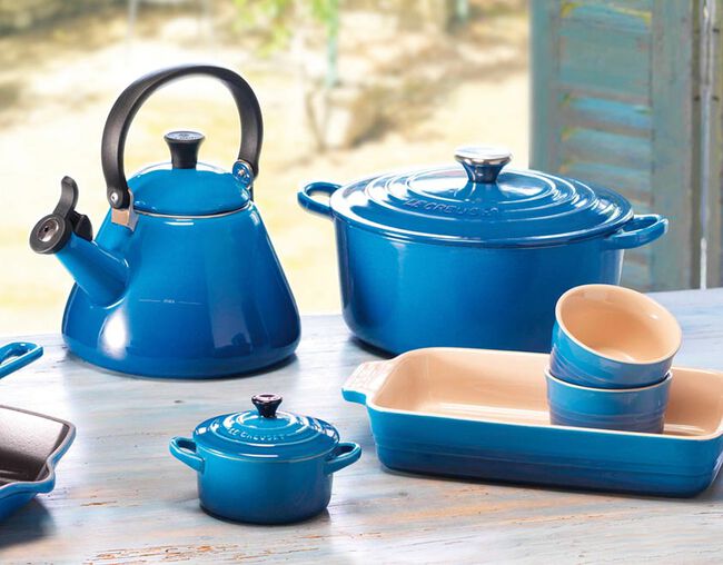 PANELA REDONDA 24CM Azul Marseille Le Creuset