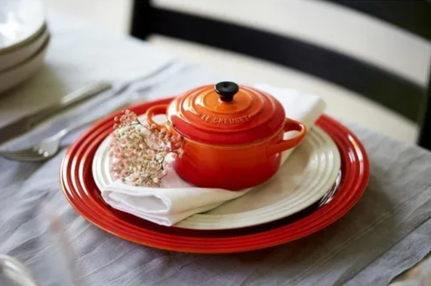 PRATO RASO 22CM VANCOUVER Laranja Le Creuset