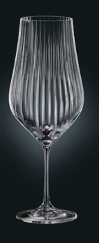 JOGO 6 TAÇAS CANELADAS VINHO 550ML