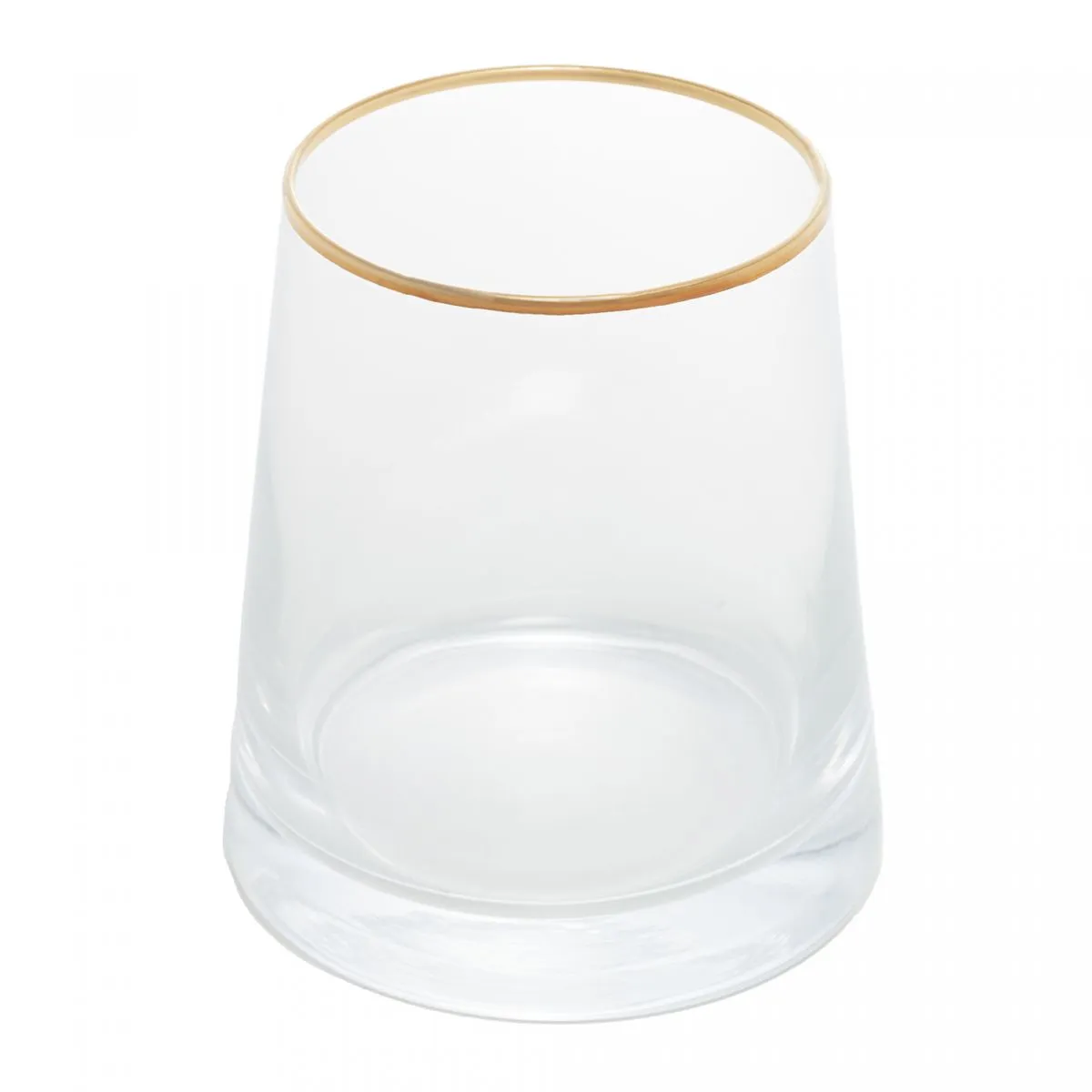 VASO DE VIDRO C/ FIO DE OURO LIZ
