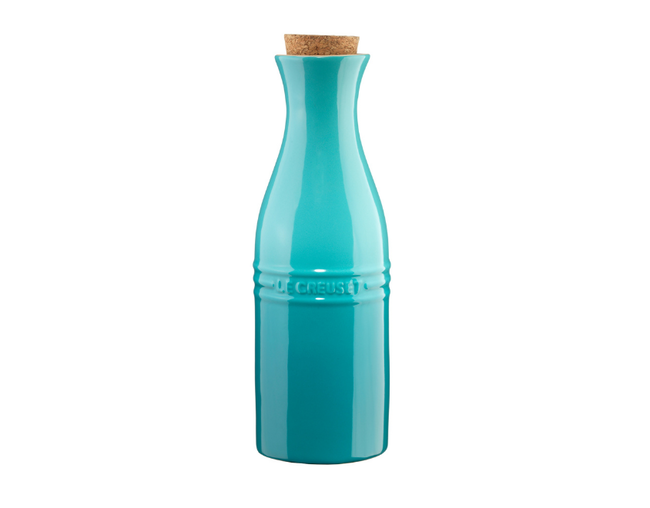 GARRAFA DE AGUA C/ ROLHA 750ML  Azul Caribe Le Creuset