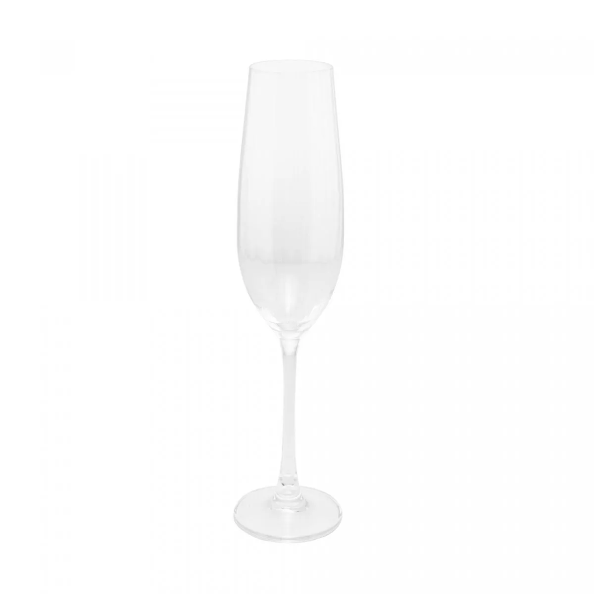 JOGO 6 TAÇAS CHAMPANHE CRISTAL ECOLÓGICO 260ml