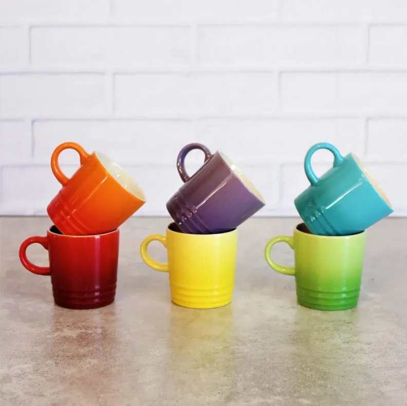 JOGO 6 CANECAS 100ML LONDON GIFT COLLECTION Le Creuset