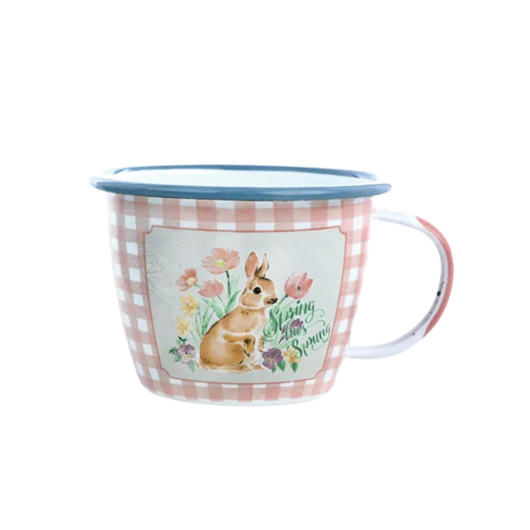 CANECA XADREZ COM COELHO SORTIDA