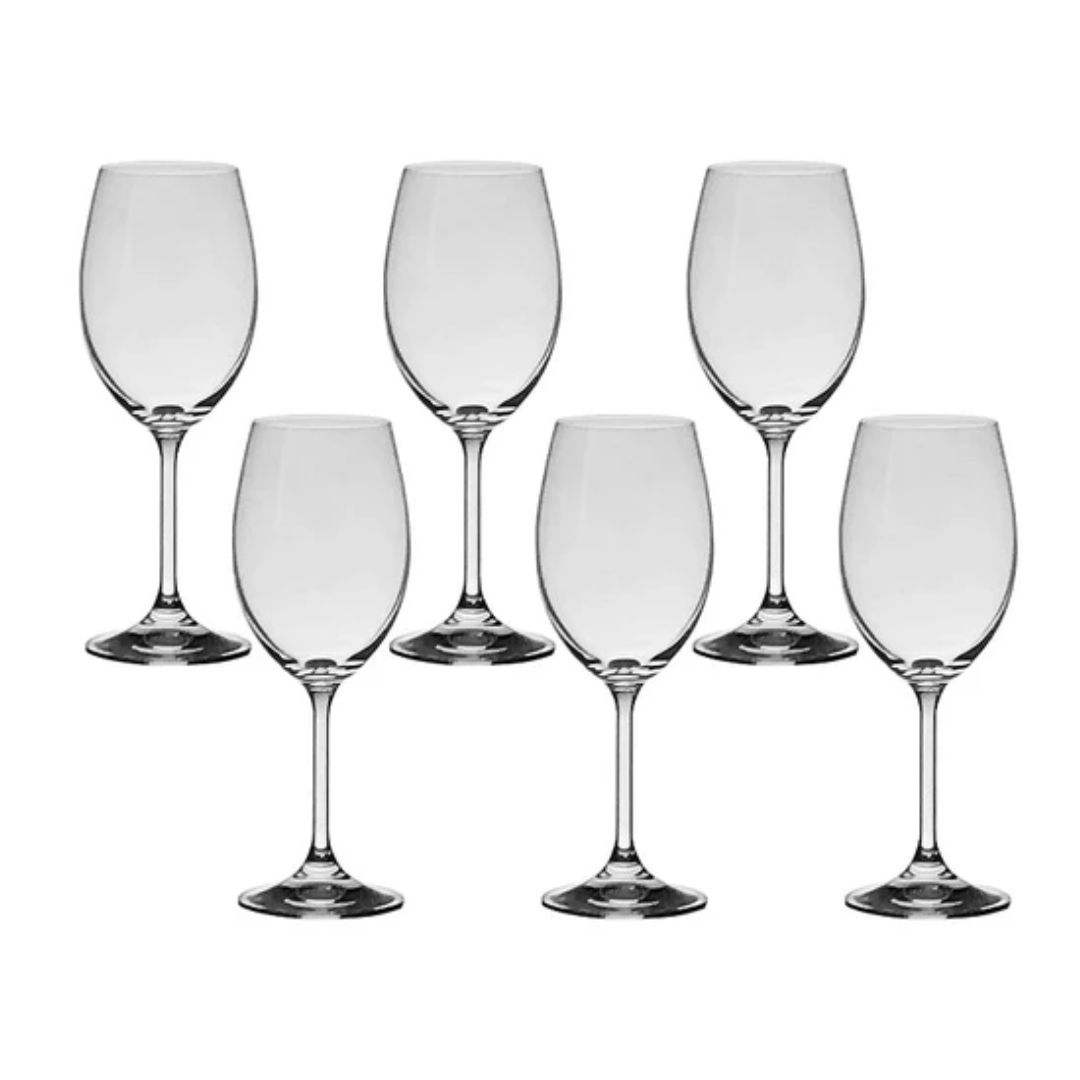 JOGO 6 TAÇAS VINHO BRANCO 250ML - BOHEMIA