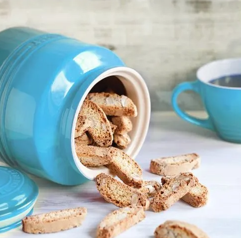 POTE P/ BISCOITO 2,4L Azul Caribe Le Creuset