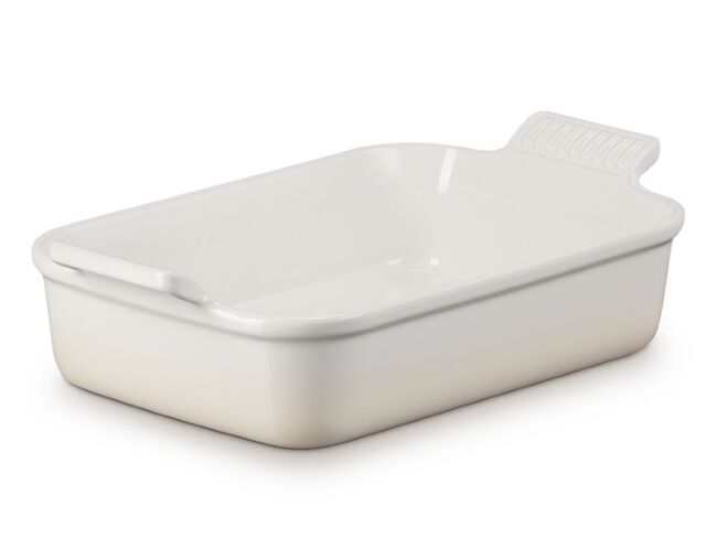 TRAVESSA 26CM HERITAGE Meringue Le Creuset