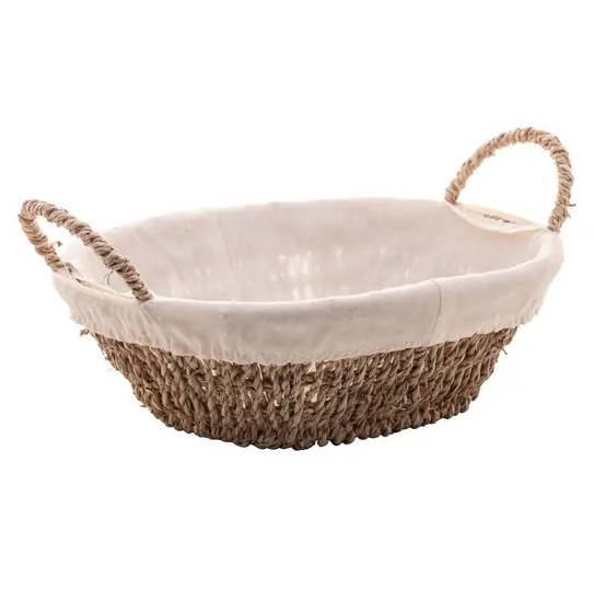 CESTA SISAL OVAL COM ALÇA
