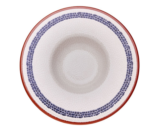 PRATO PARA RISOTO DE CERÂMICA VILLAGE CREME