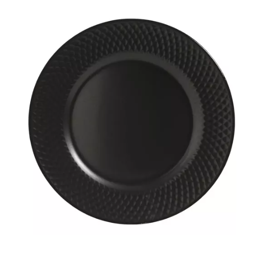 JOGO 6 PRATOS SOBREMESA SPLI BLACK GOLD
