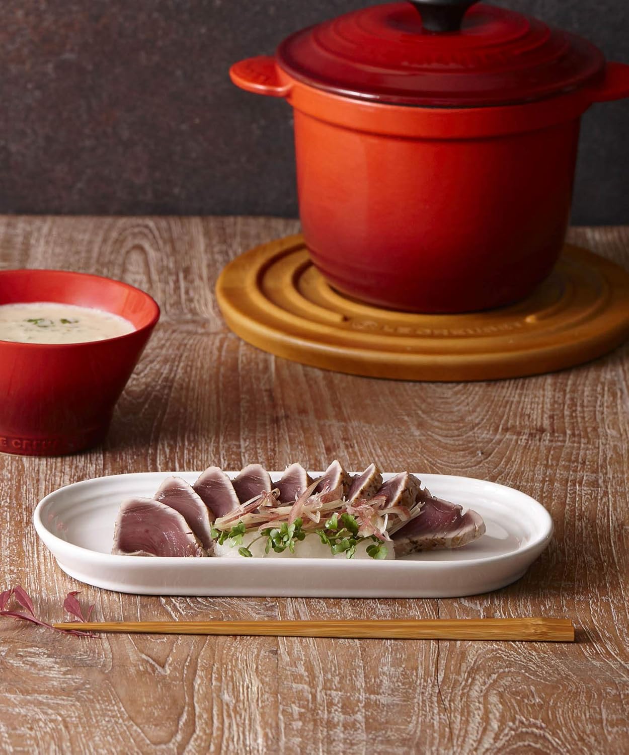PRATO OBLONG 25CM White Le Creuset