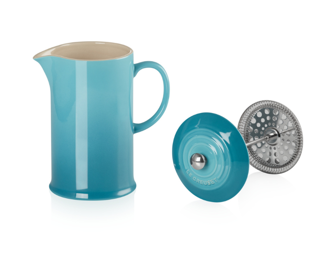 PRENSA FRANCESA 1L Azul Caribe Le Creuset