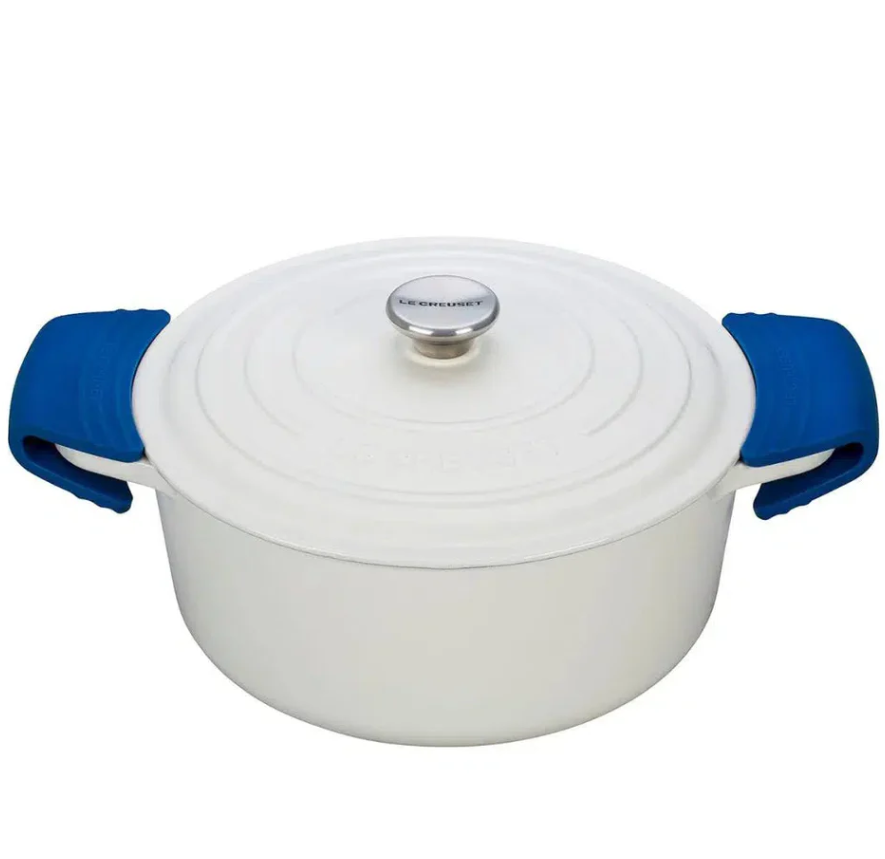SET 2 PEGADORES DE SILICONE Azul Marseille Le Creuset