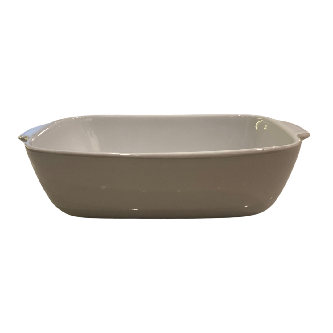 TRAVESSA DE CERÂMICA CINZA 550ML KATI