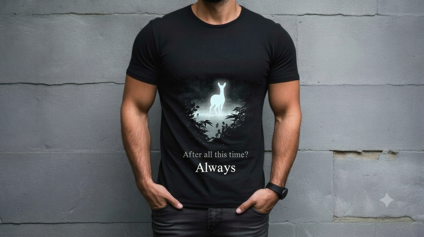 Camiseta 100% Algodão Harry Potter "Always"