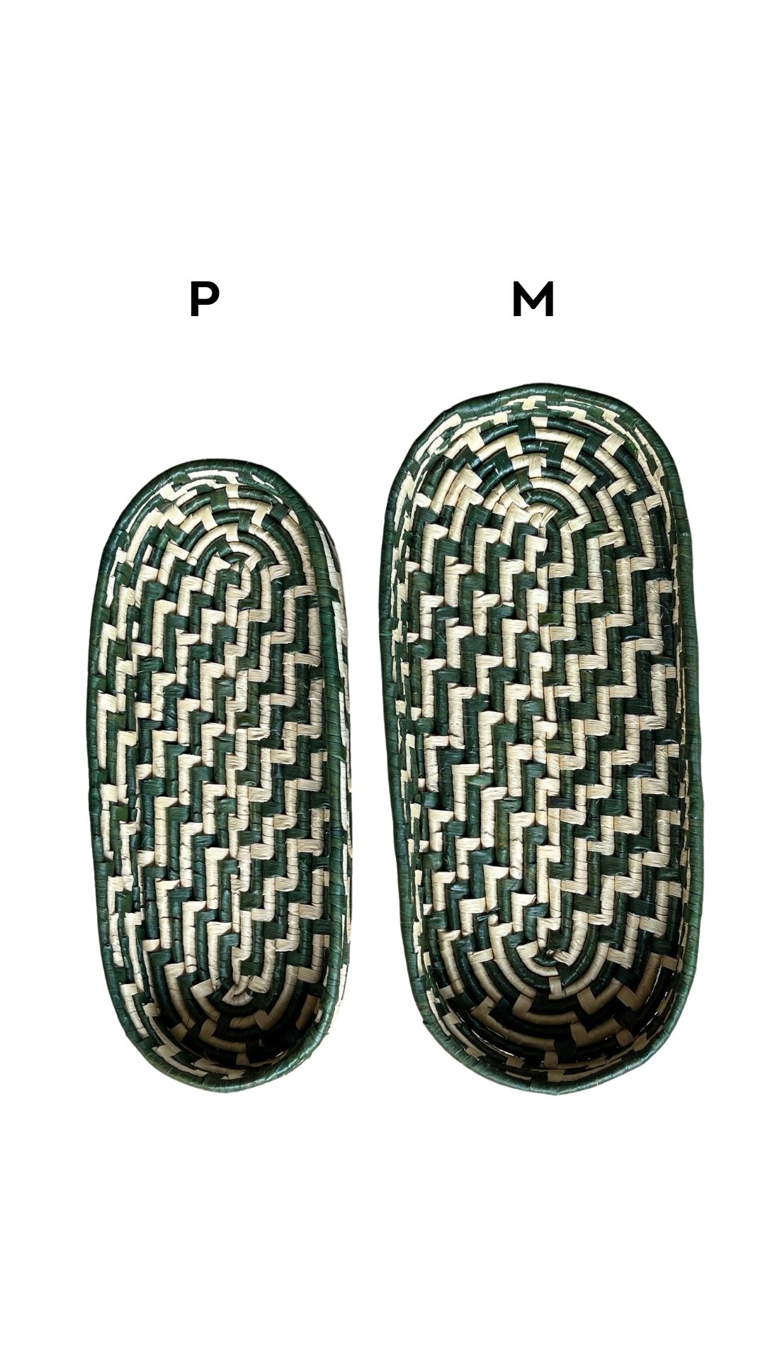 Organizador Maré de carnaúba - Oval - Verde | Casa Akar