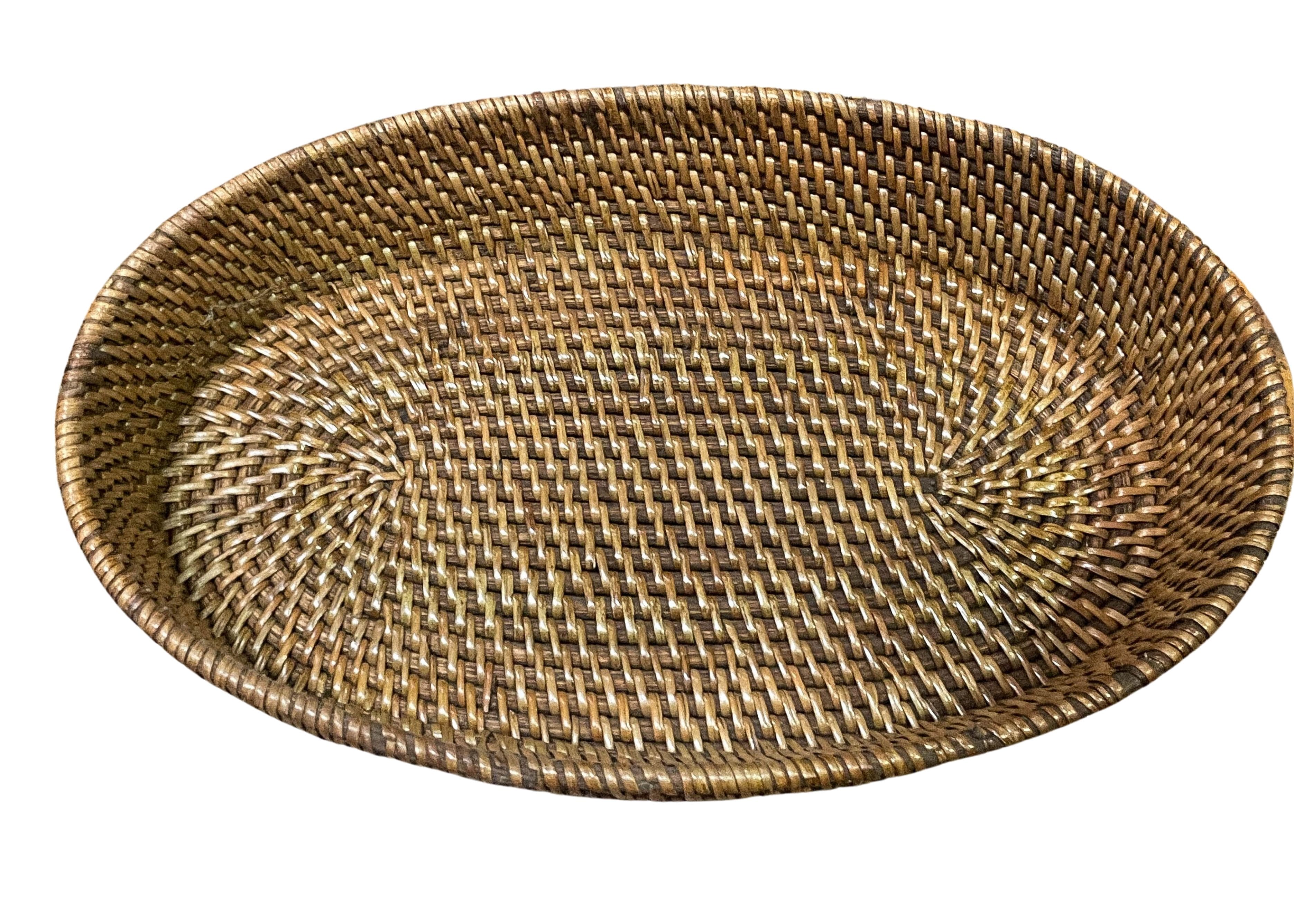 Organizador Aura de rattan - Oval | Casa Akar