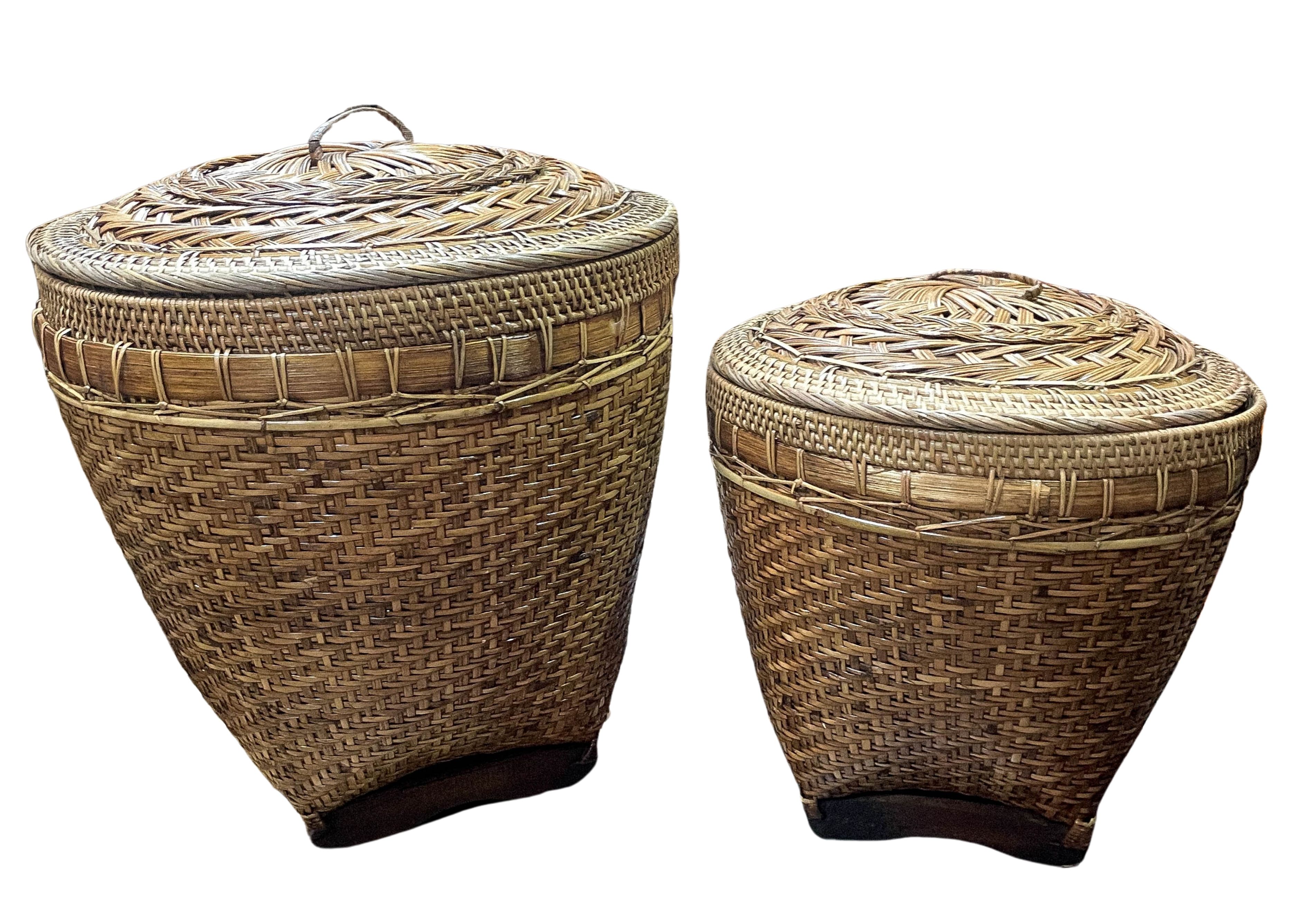 Cesto Vênus de bambu e rattan | Casa Akar