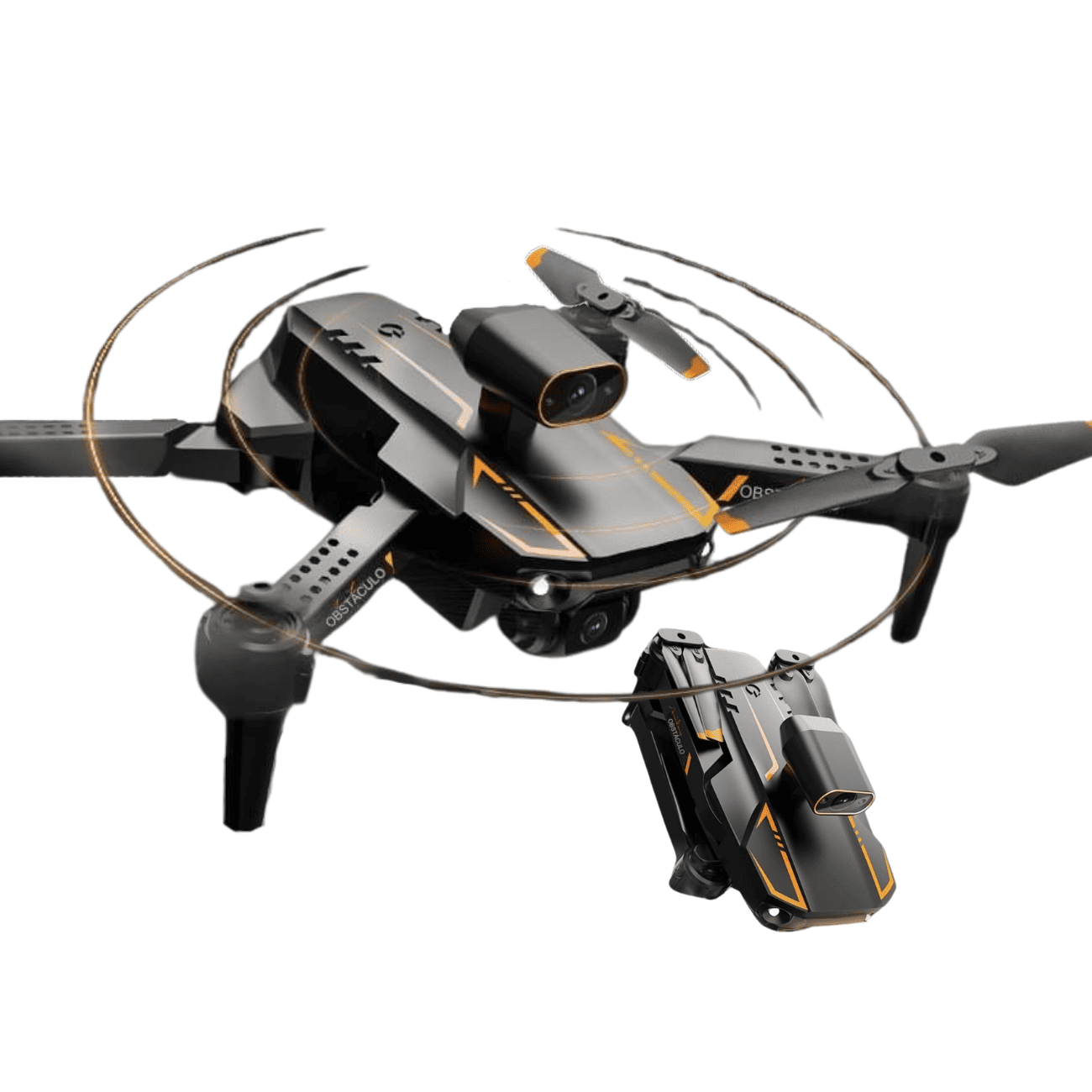 Drone Dual Câmera S91 Pro Full HD 5G Sensor Obstáculos Wifi