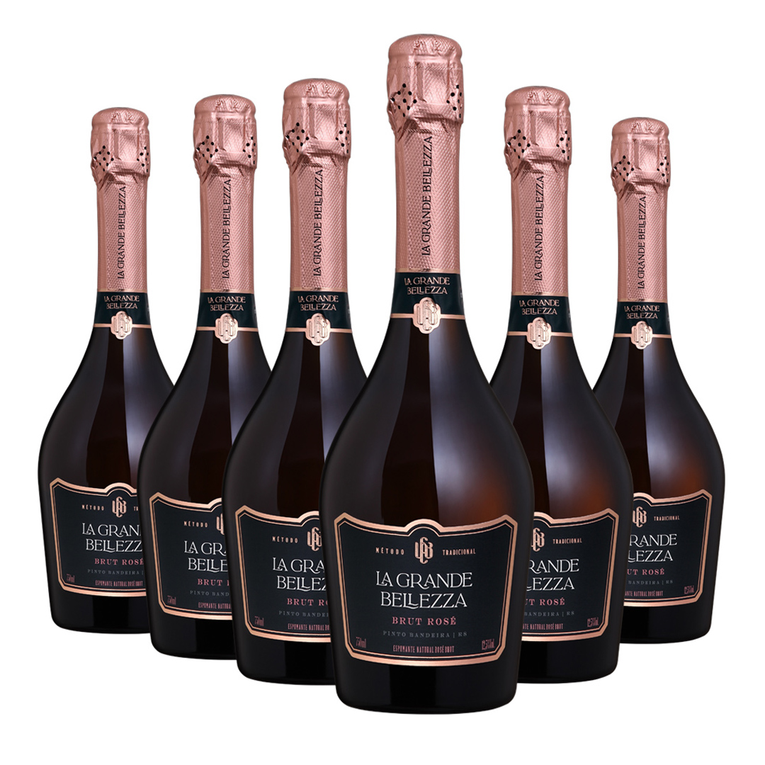 La Grande Bellezza Brut Ros&eacute; | Winebox - 6 un