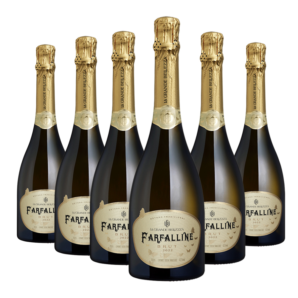 Espumante Farfalline Brut | Winebox - 6 un