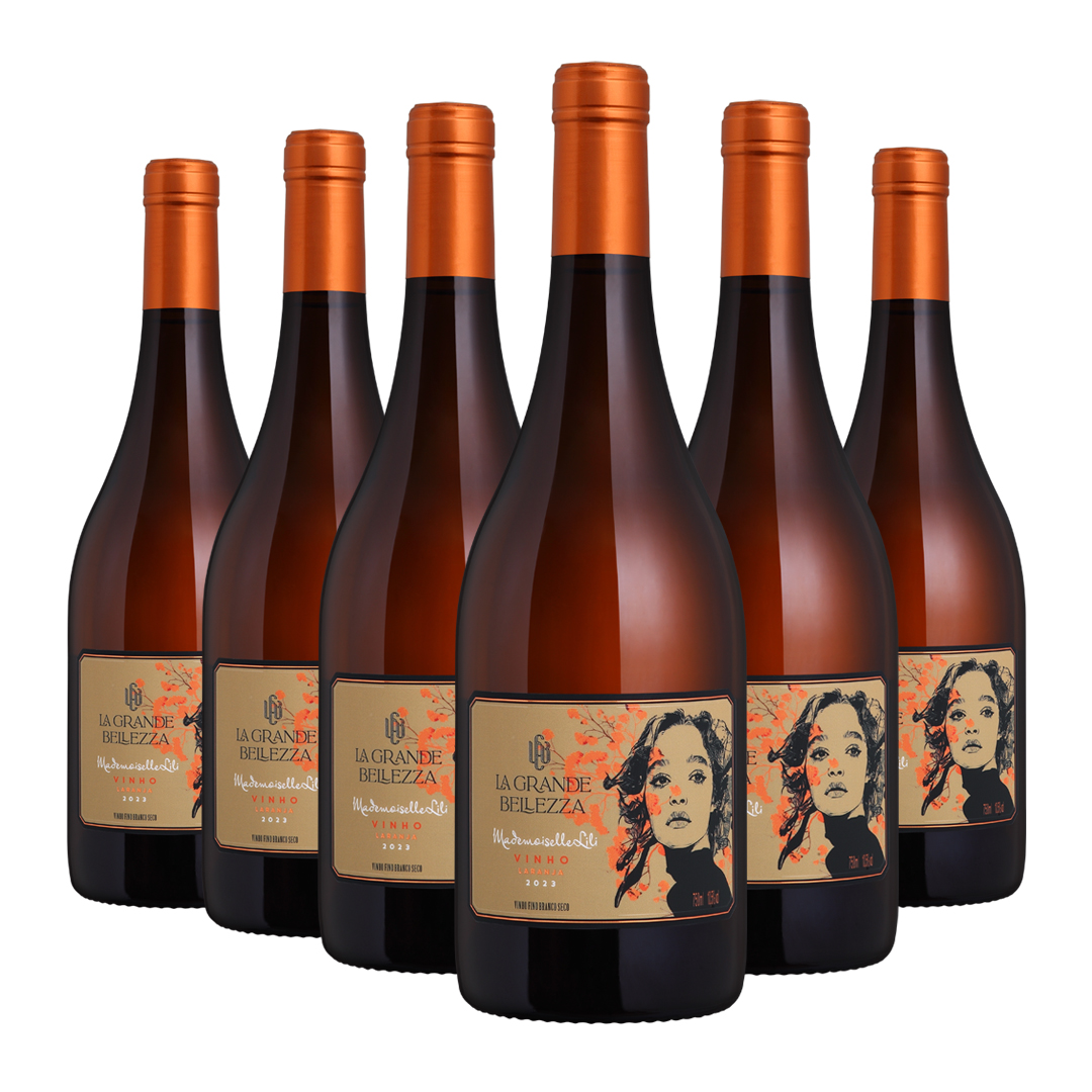Vinho Laranja Mademoiselle Lili | Winebox &ndash; 6 un