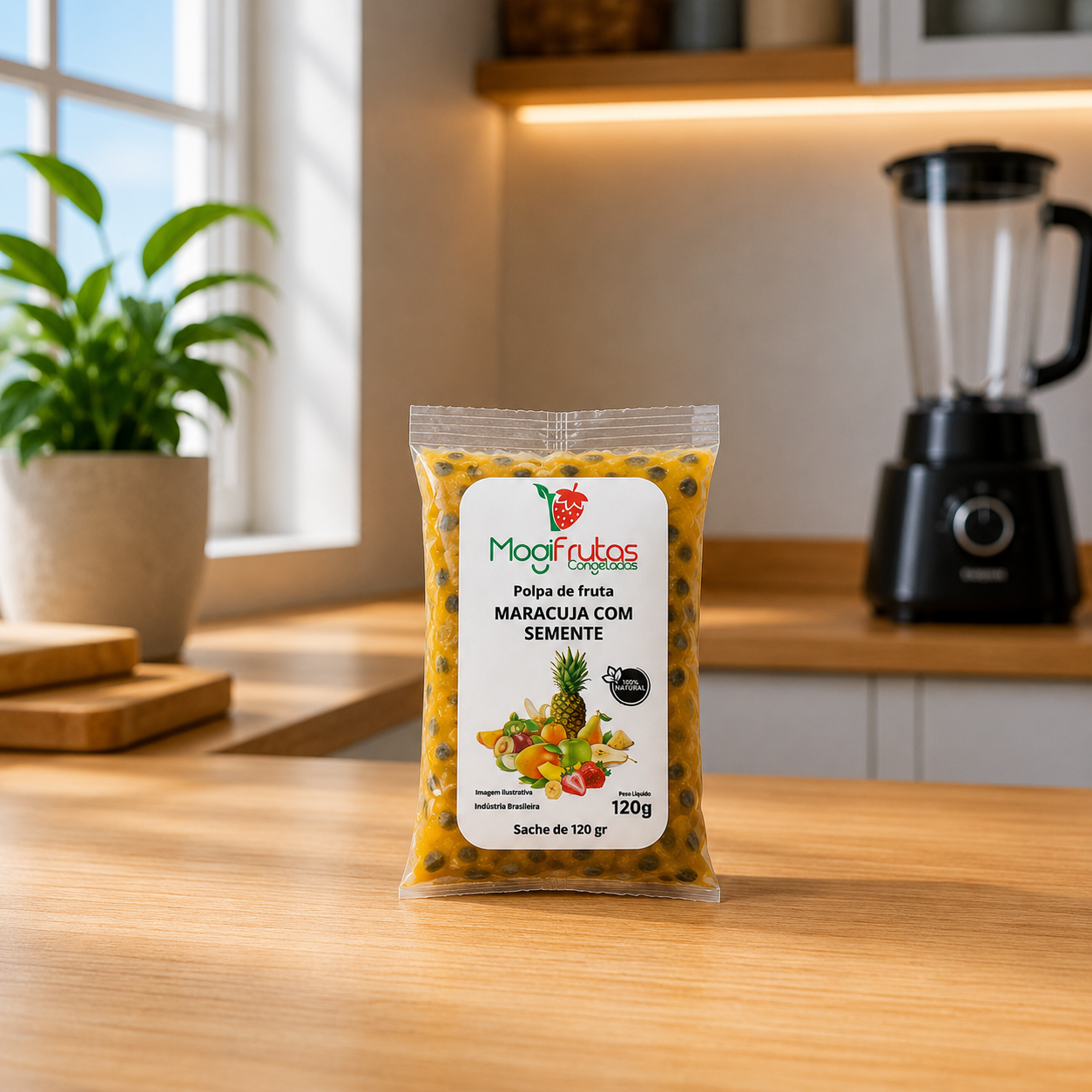 MARACUJÁ COM SEMENTE POLPA 120gr